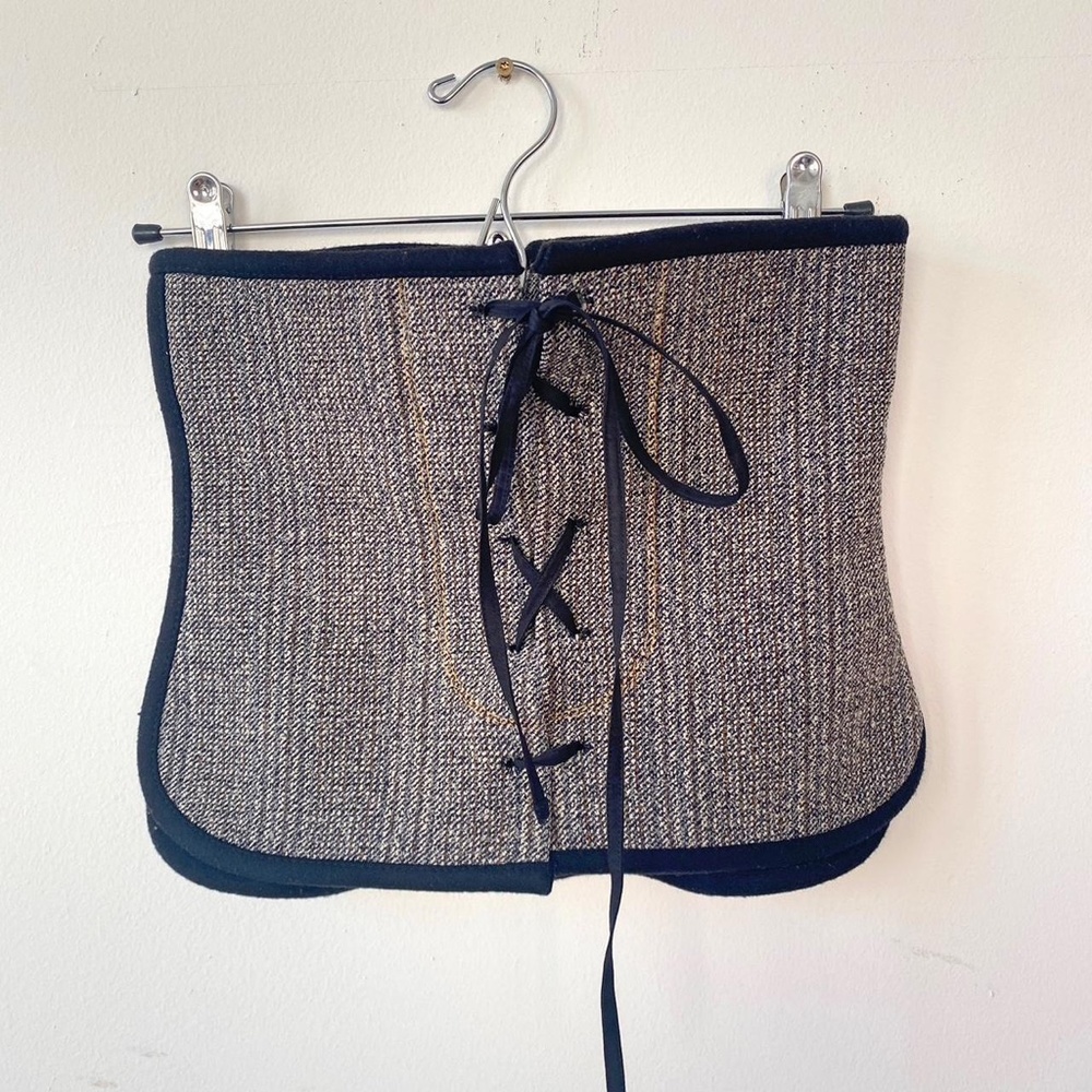 2016 fall ready to wear Prada lace up "Corset Belt"